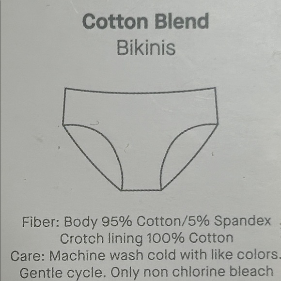 NWT 6pk Auden Cotton Blend Bikinis - Picture 8 of 8